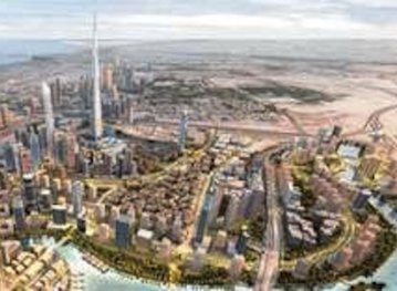В пустыне возле Дубая построят крупнейший в мире торговый центр