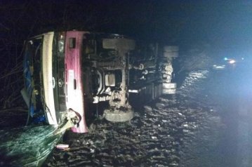 Внаслідок аварії під Києвом постраждало 13 людей.