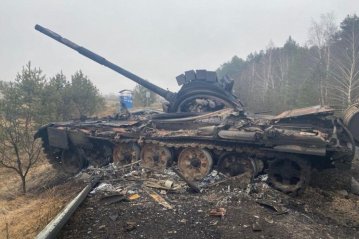 Під Києвом ЗСУ знищили шість російських танків і БМП