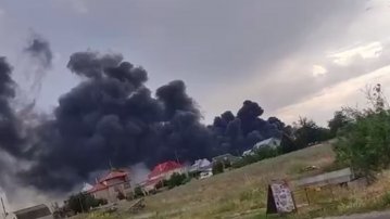 У Новій Каховці ЗСУ влучили у ворожий склад боєприпасів