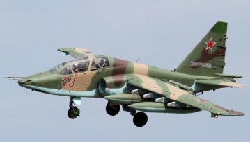 Над Бахмутом збили російський штурмовик Су-25