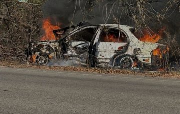 На Херсонщині автівка потрапила під російський обстріл, загинув водій