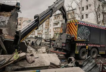 Опубліковано відео перших хвилин після масованого удару по Харкову