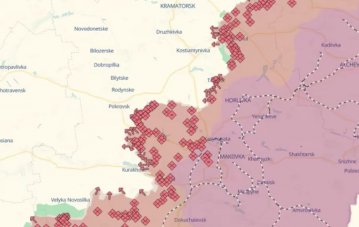 Розвідка Естонії: Впродовж тижня росіяни загарбали 150 квадратних кілометрів Донеччини