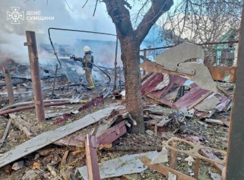 Наслідки влучань у Конотопі: пошкоджено лікарню, житлові та адмінбудівлі, п'ятеро травмованих