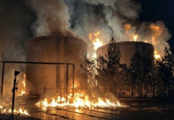 Дрони РФ вдарили по олійному терміналу 